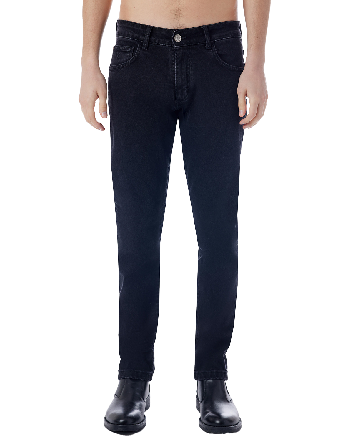 Jeans Black stone washed