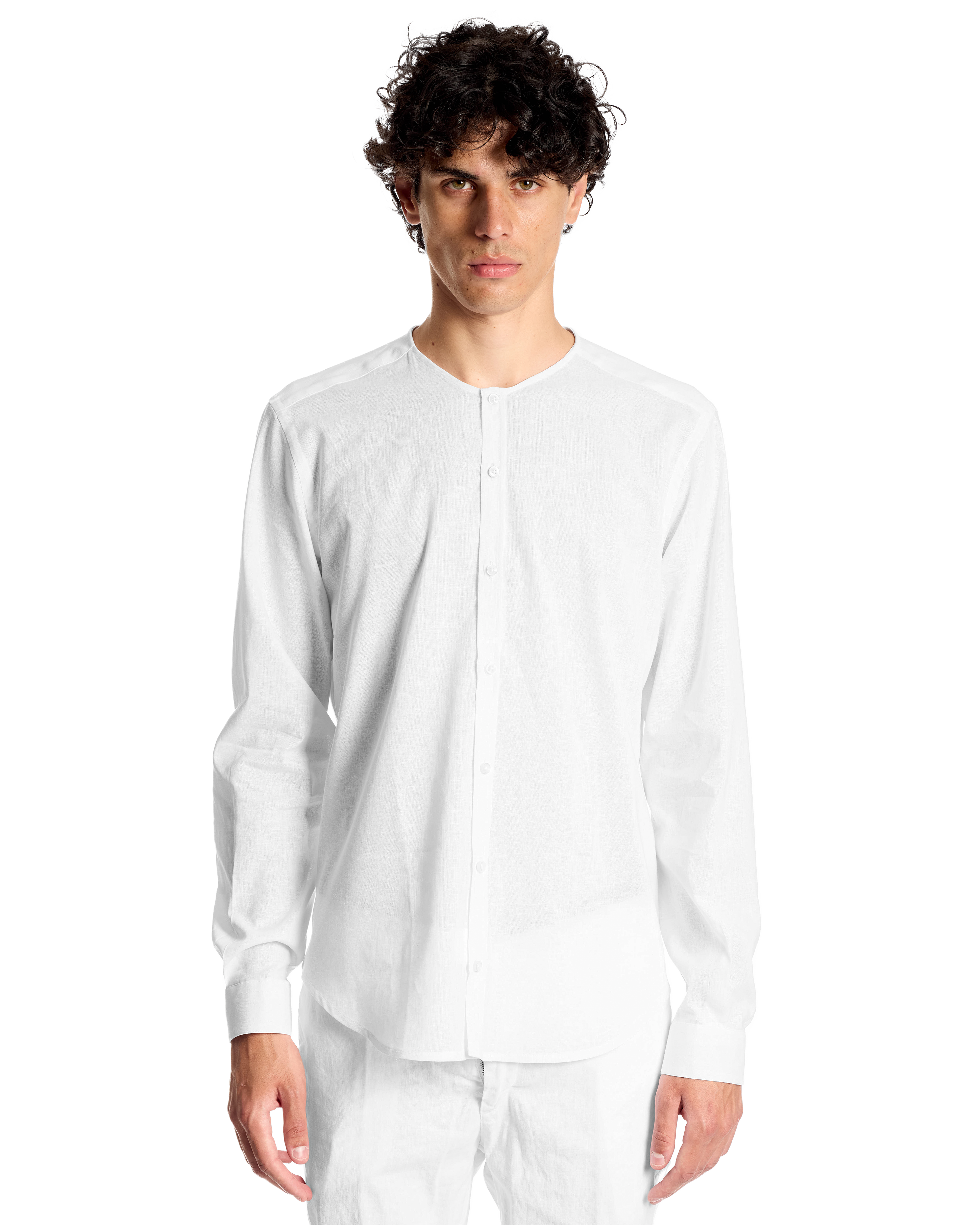 Camicia in lino coreana