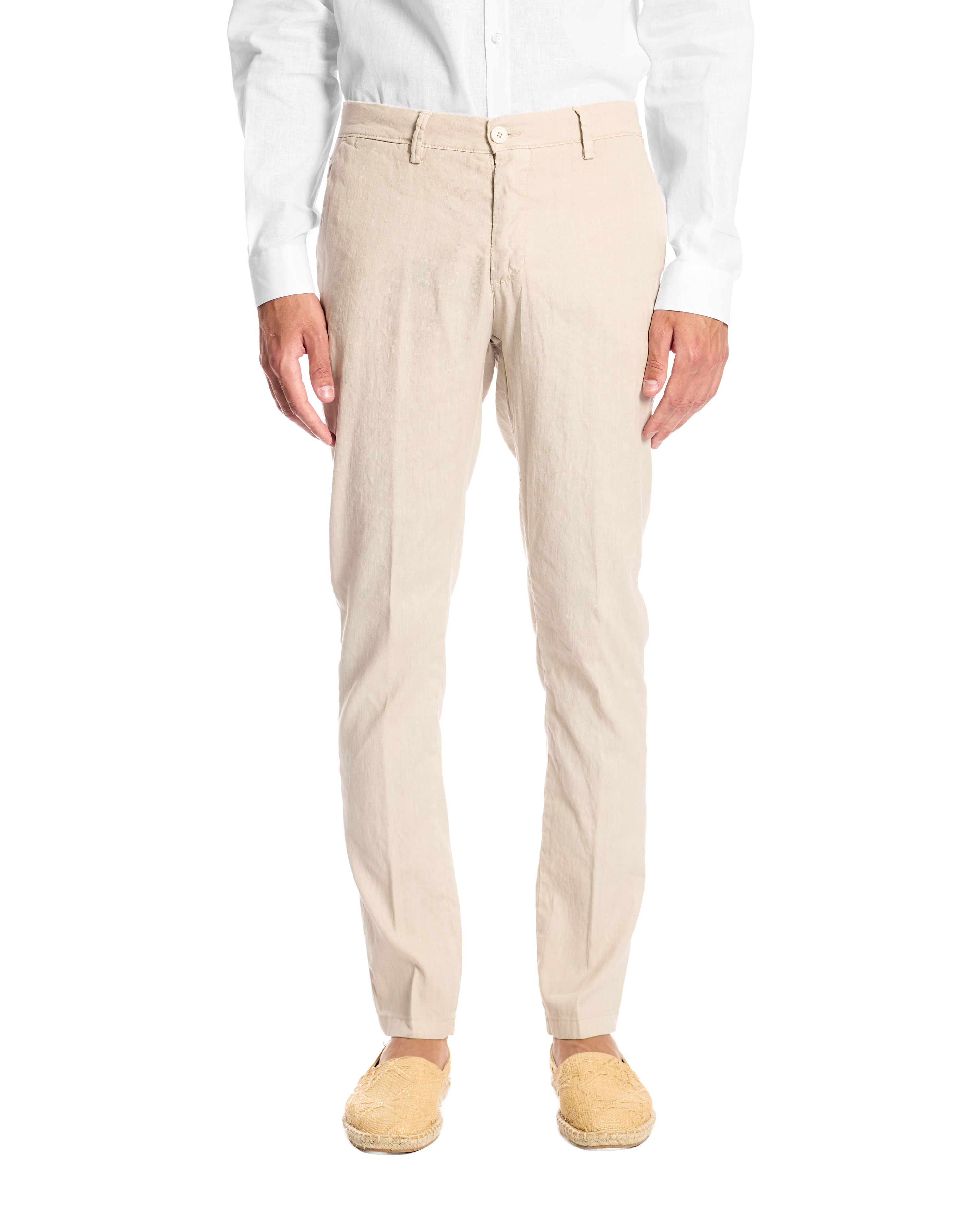 Pantalone in lino stretch Corda