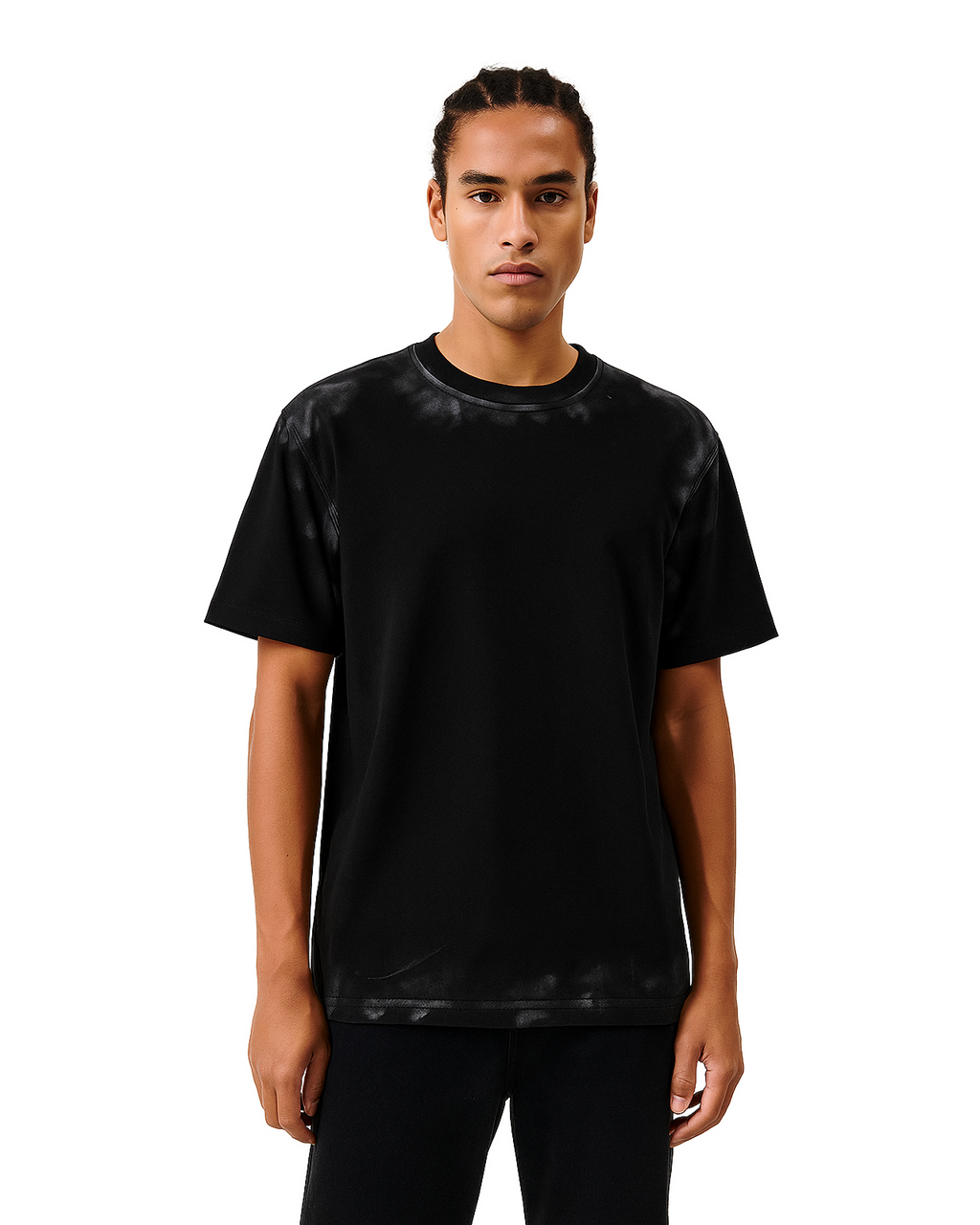 T-shirt black sporcata