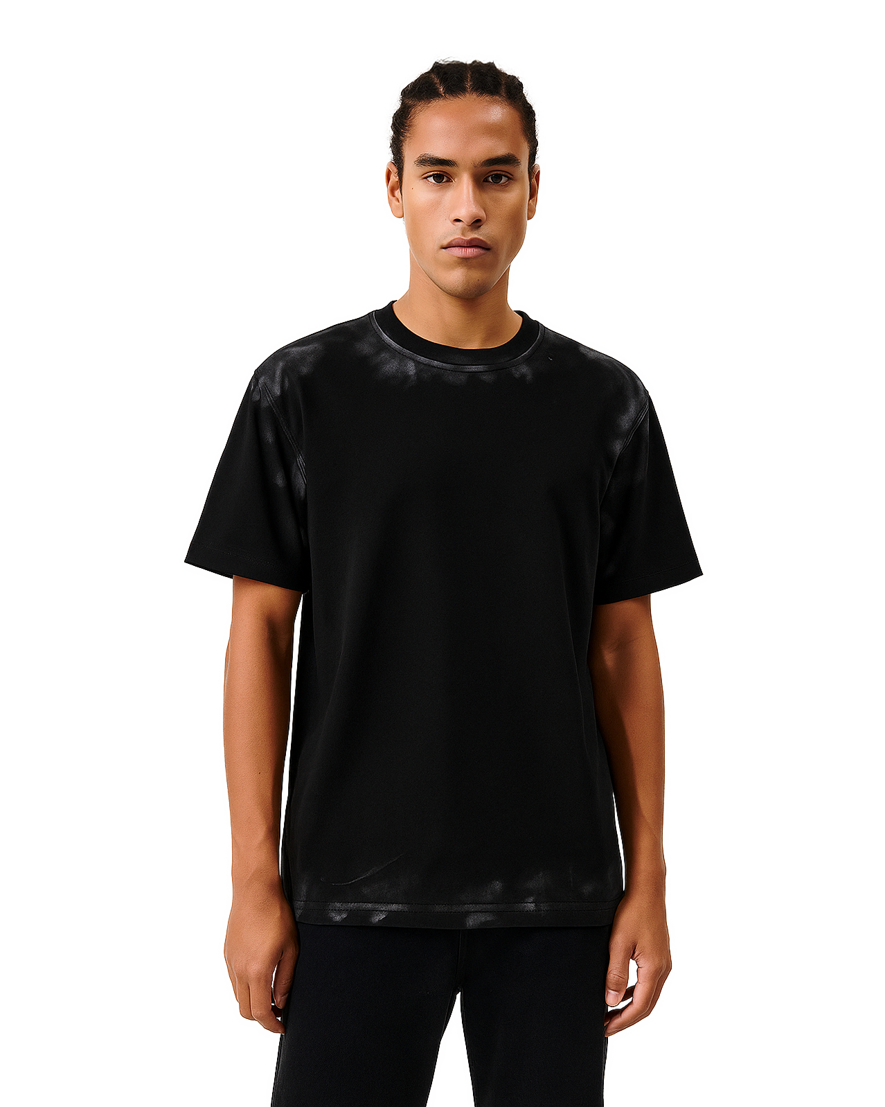 T-shirt black sporcata