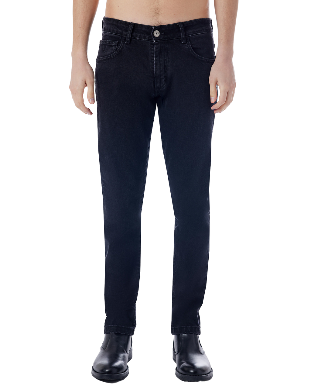 Jeans Black stone washed