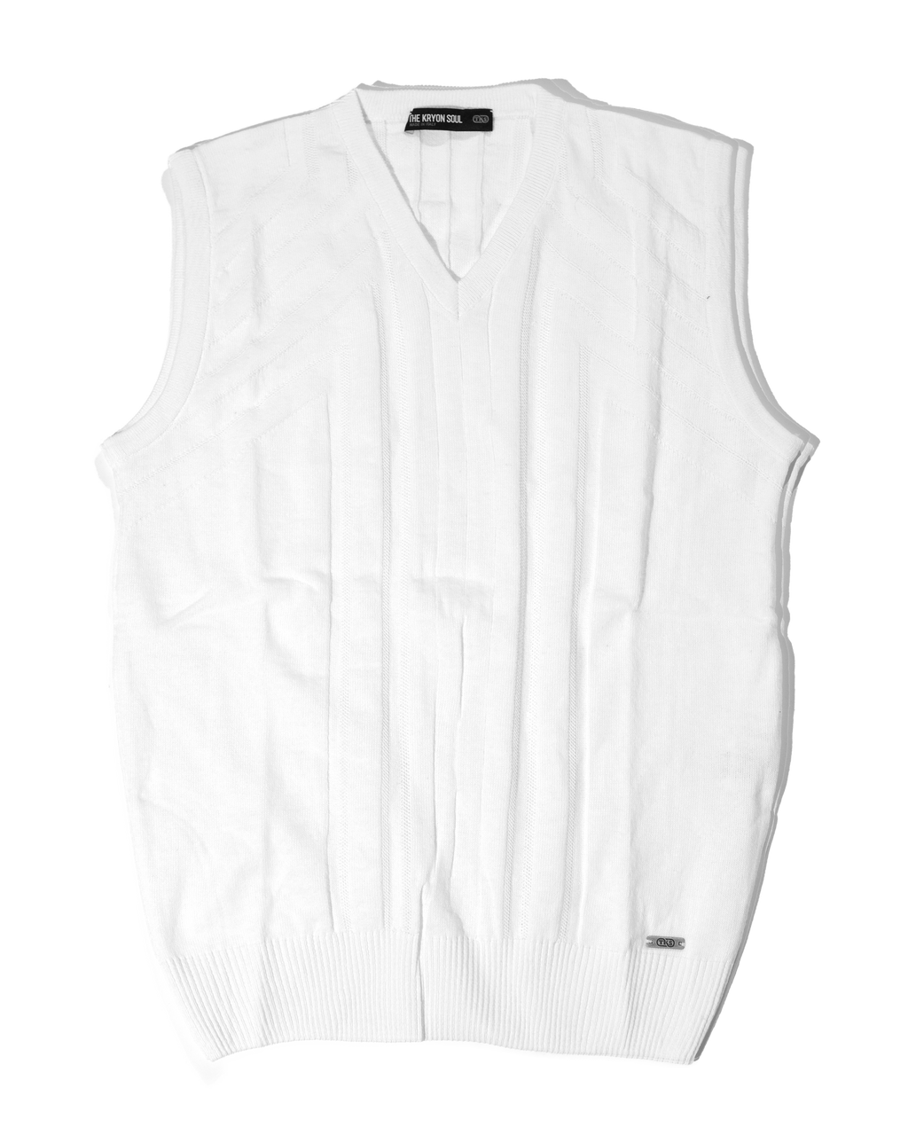 Gilet bianco a coste 2005