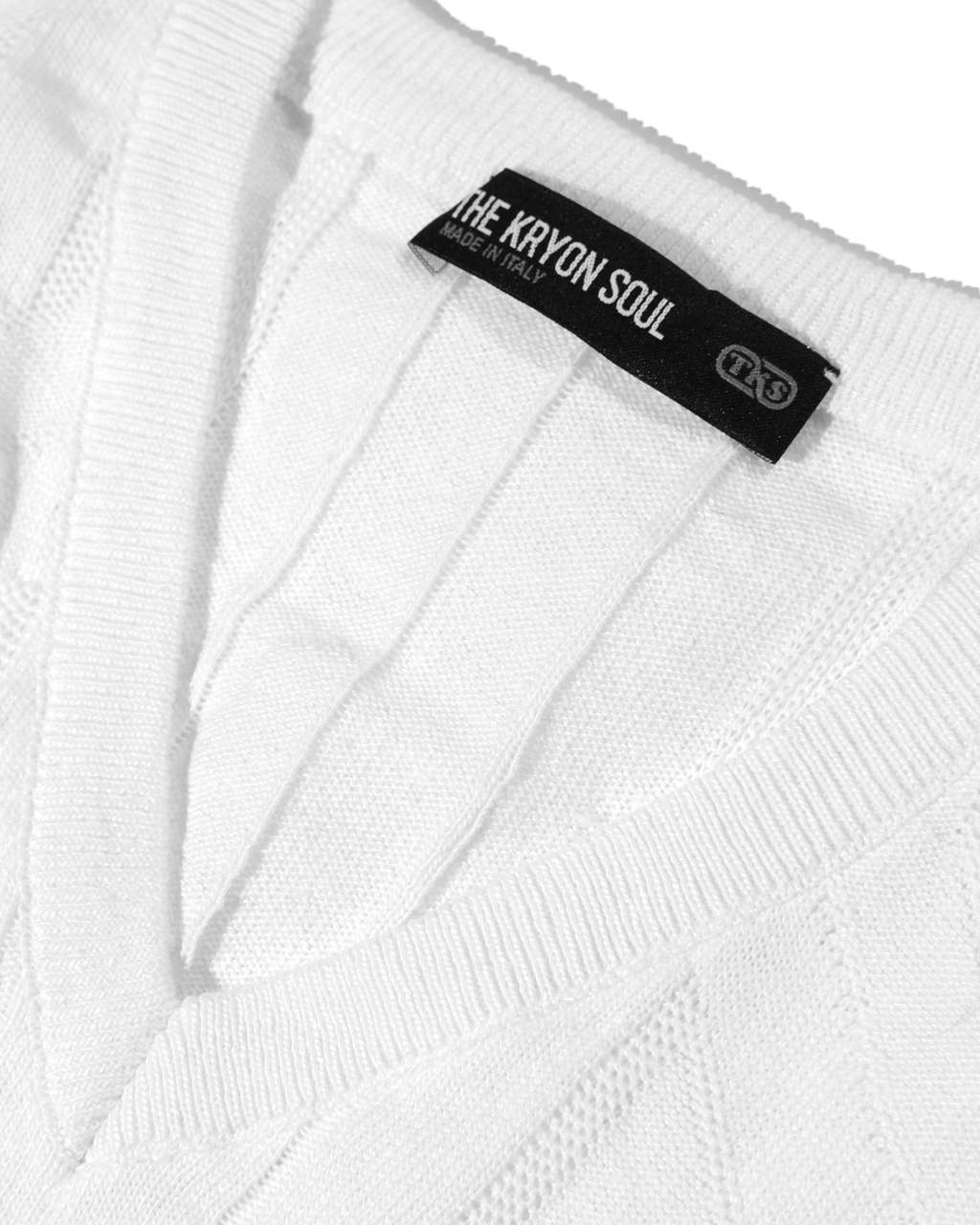 Gilet bianco a coste 2005