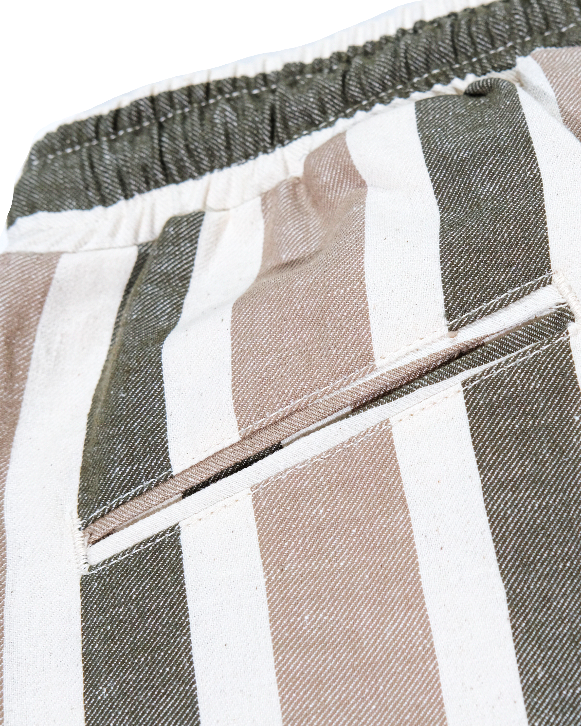 Pantalone lino a strisce