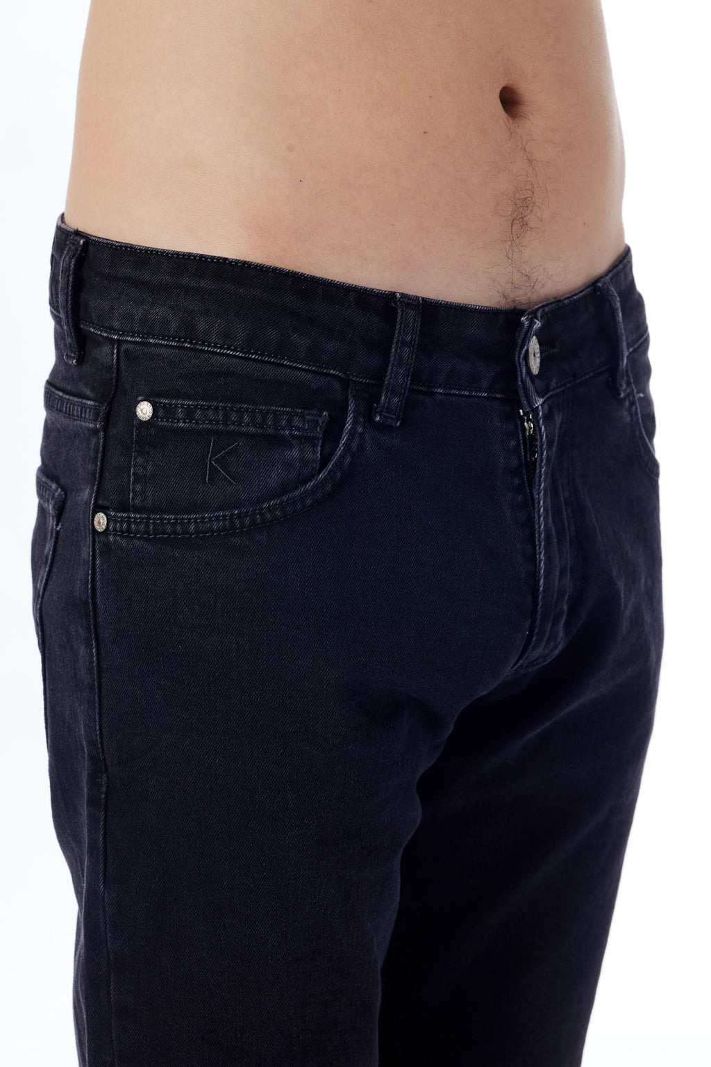 Jeans Black stone washed