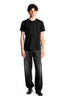 T-shirt 100% cotone mercerizzato nero