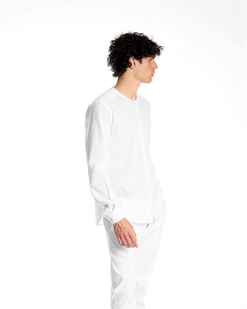 Camicia in lino coreana