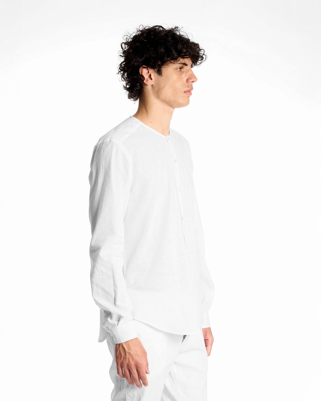 Camicia in lino coreana