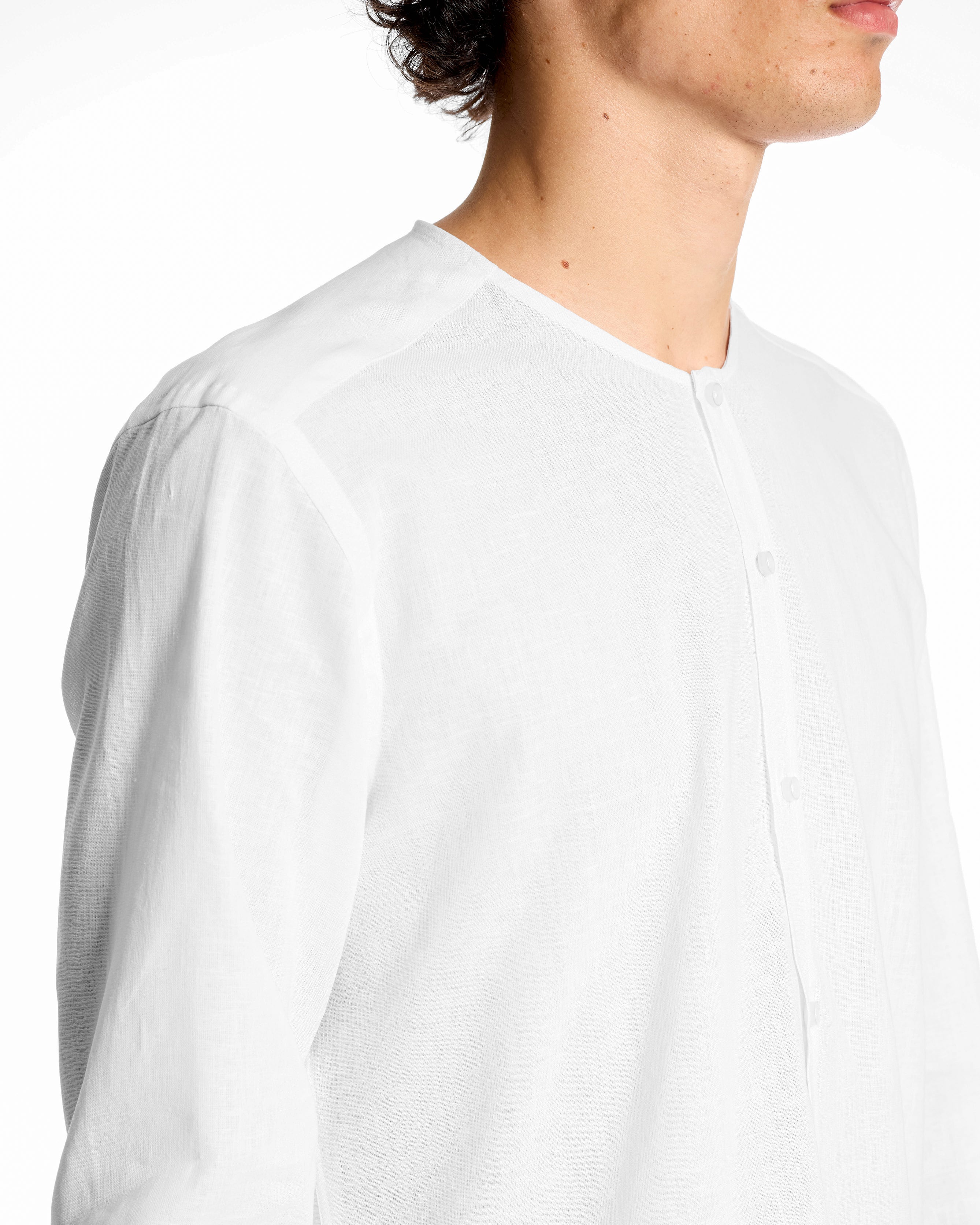 Camicia in lino coreana