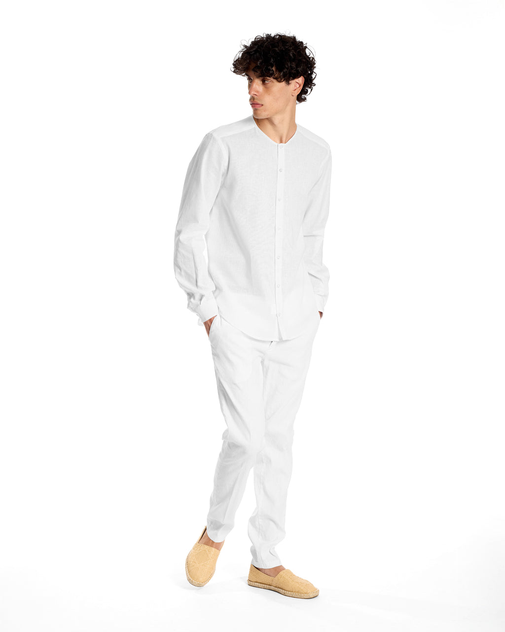 Camicia in lino coreana