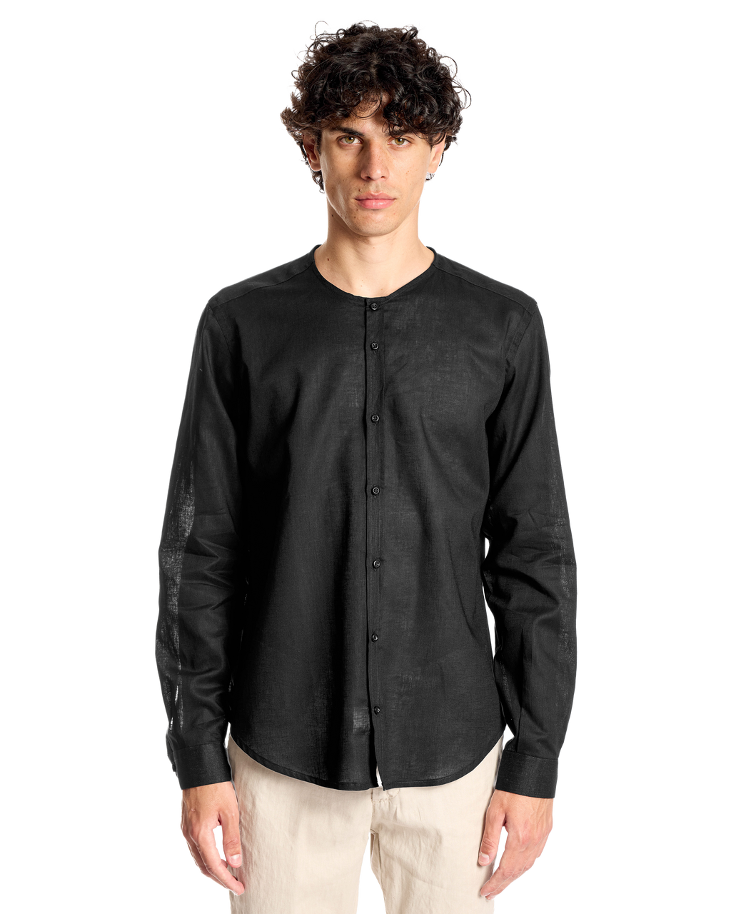 Camicia in lino coreana