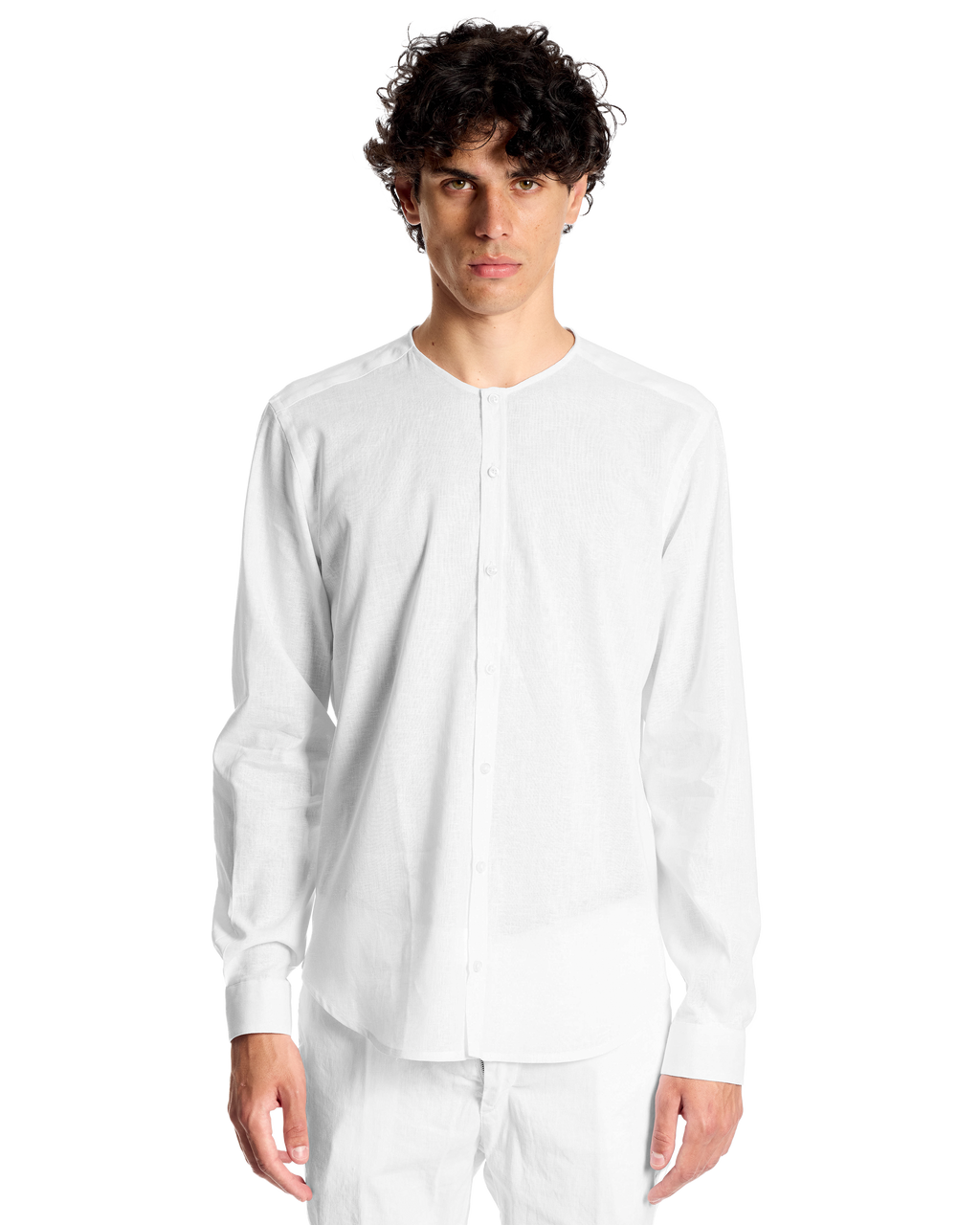 Camicia in lino coreana