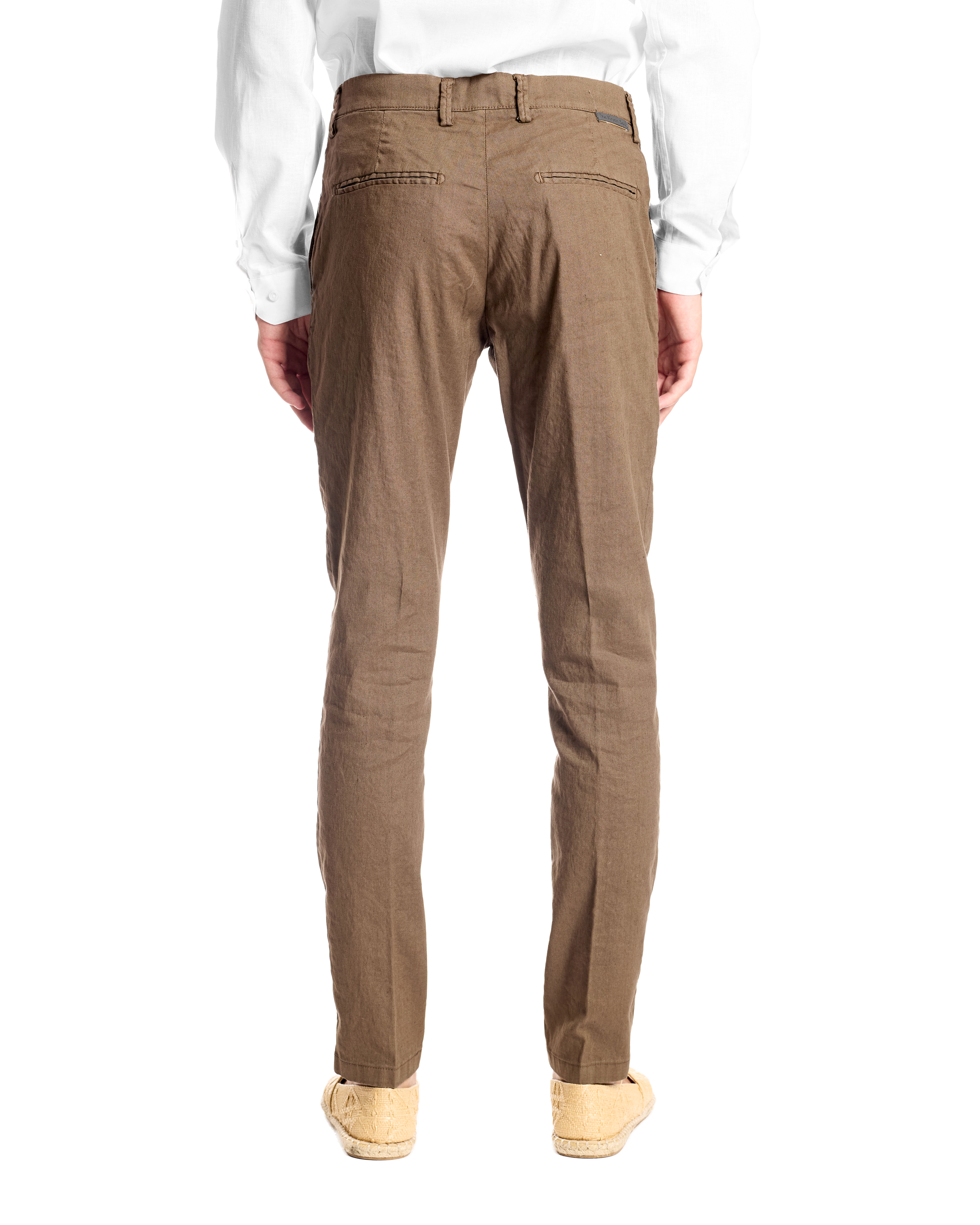 Pantalone in lino stretch Bruno