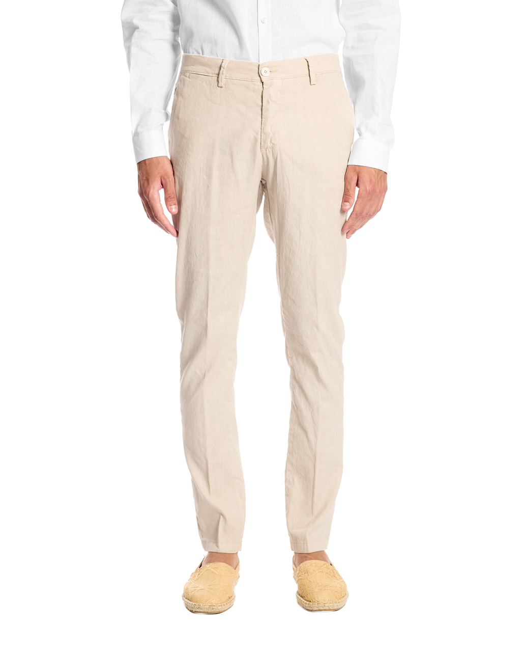Pantalone in lino stretch Corda