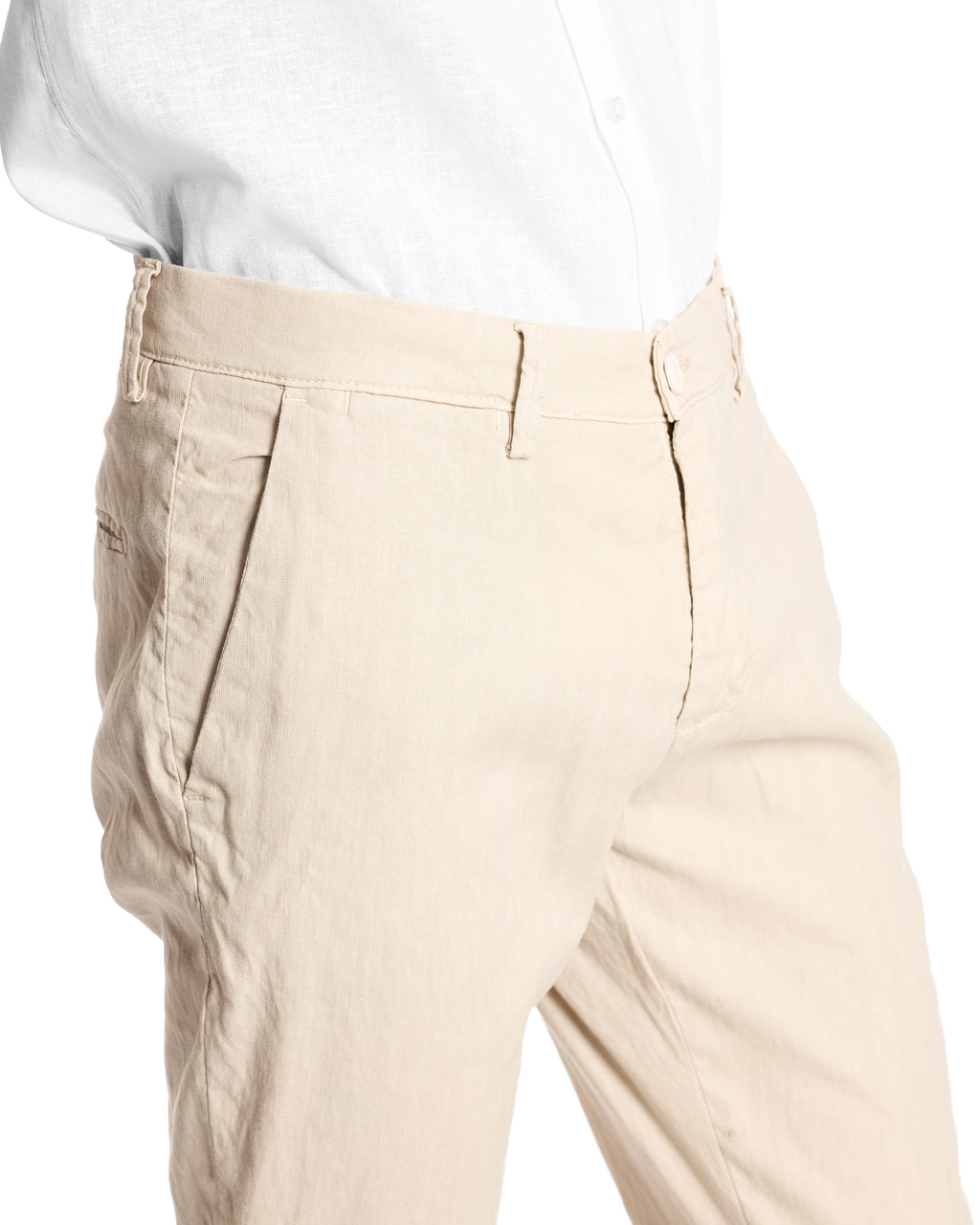 Pantalone in lino stretch Corda