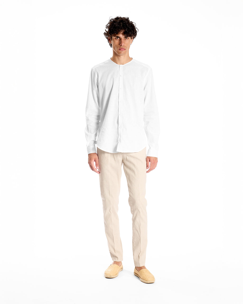 Pantalone in lino stretch Corda