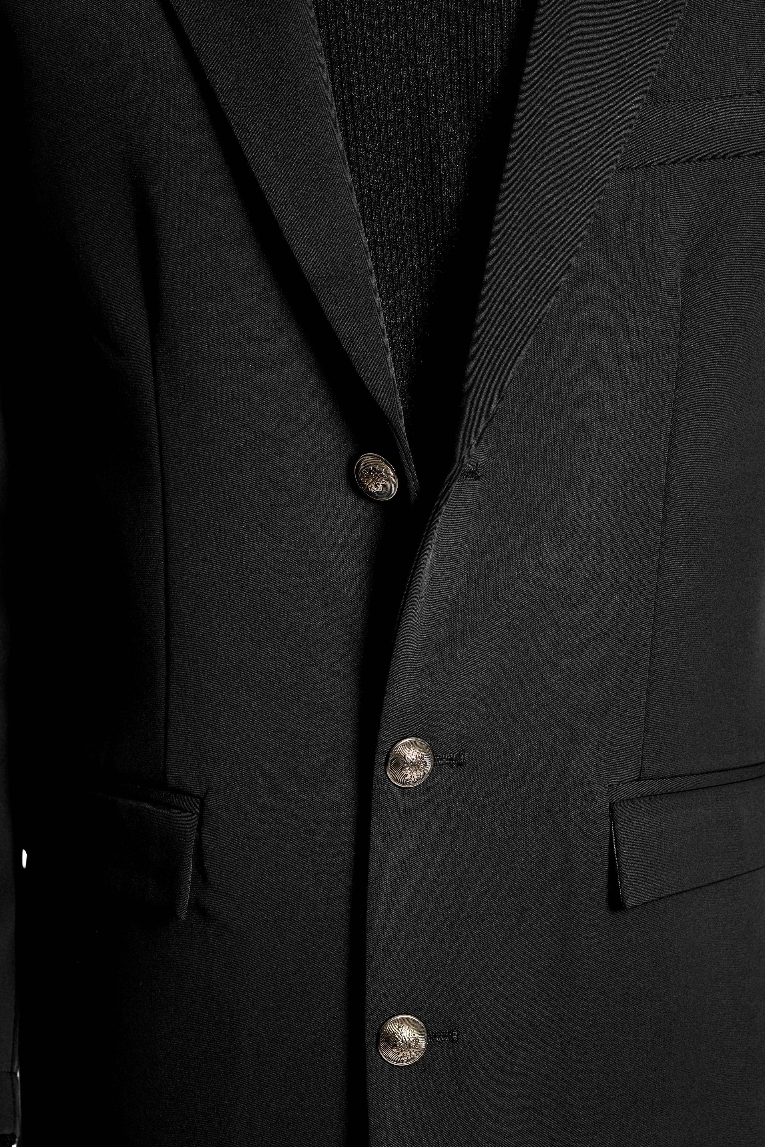 Cappotto Slim Regular in Tessuto Tecnico