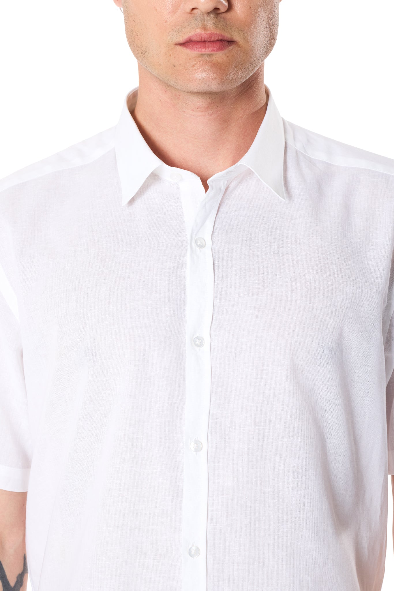 Camicia lino e cotone