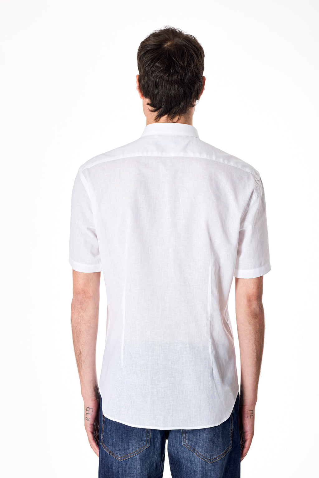 Camicia lino e cotone