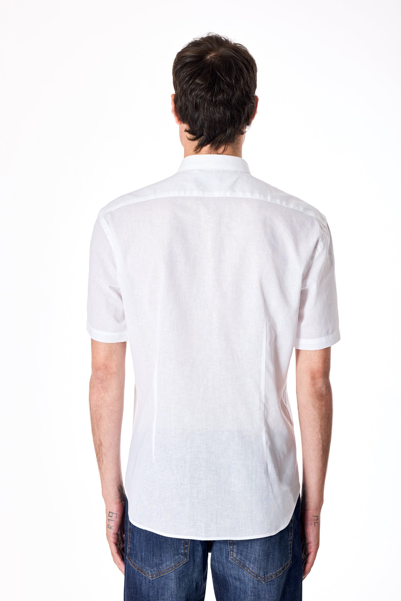 Camicia lino e cotone