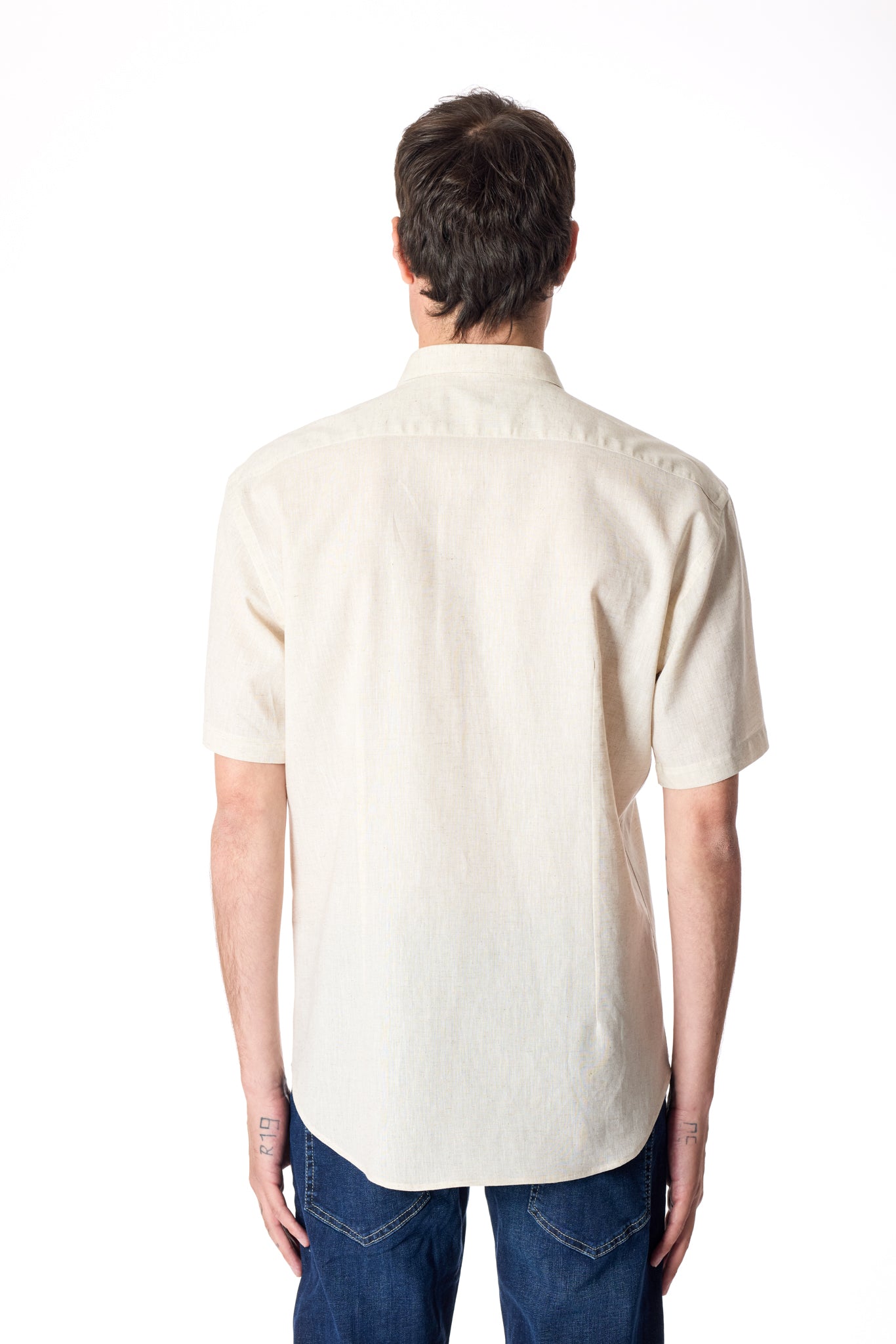 Camicia lino e cotone