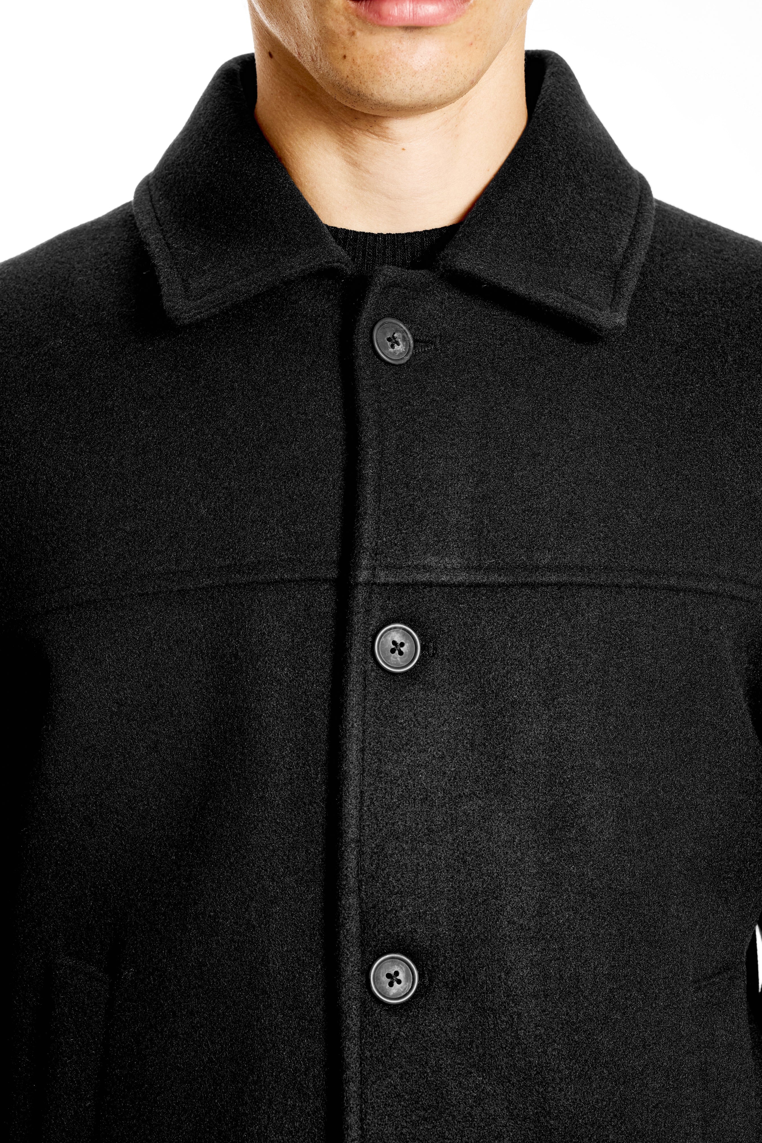 Giubbino Slim Regular in Tessuto Morbido