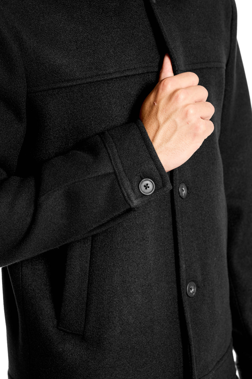 Giubbino Slim Regular in Tessuto Morbido