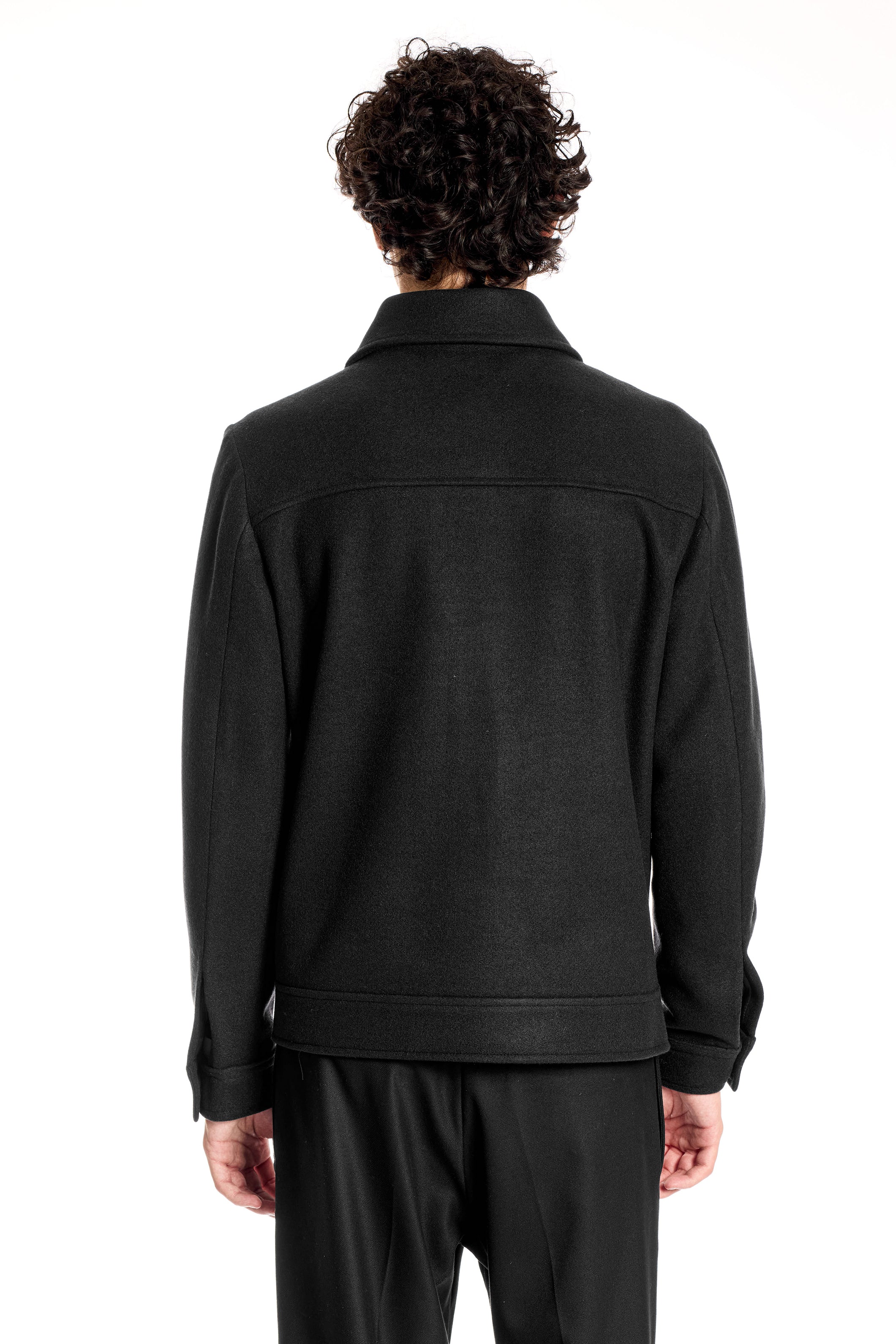 Giubbino Slim Regular in Tessuto Morbido