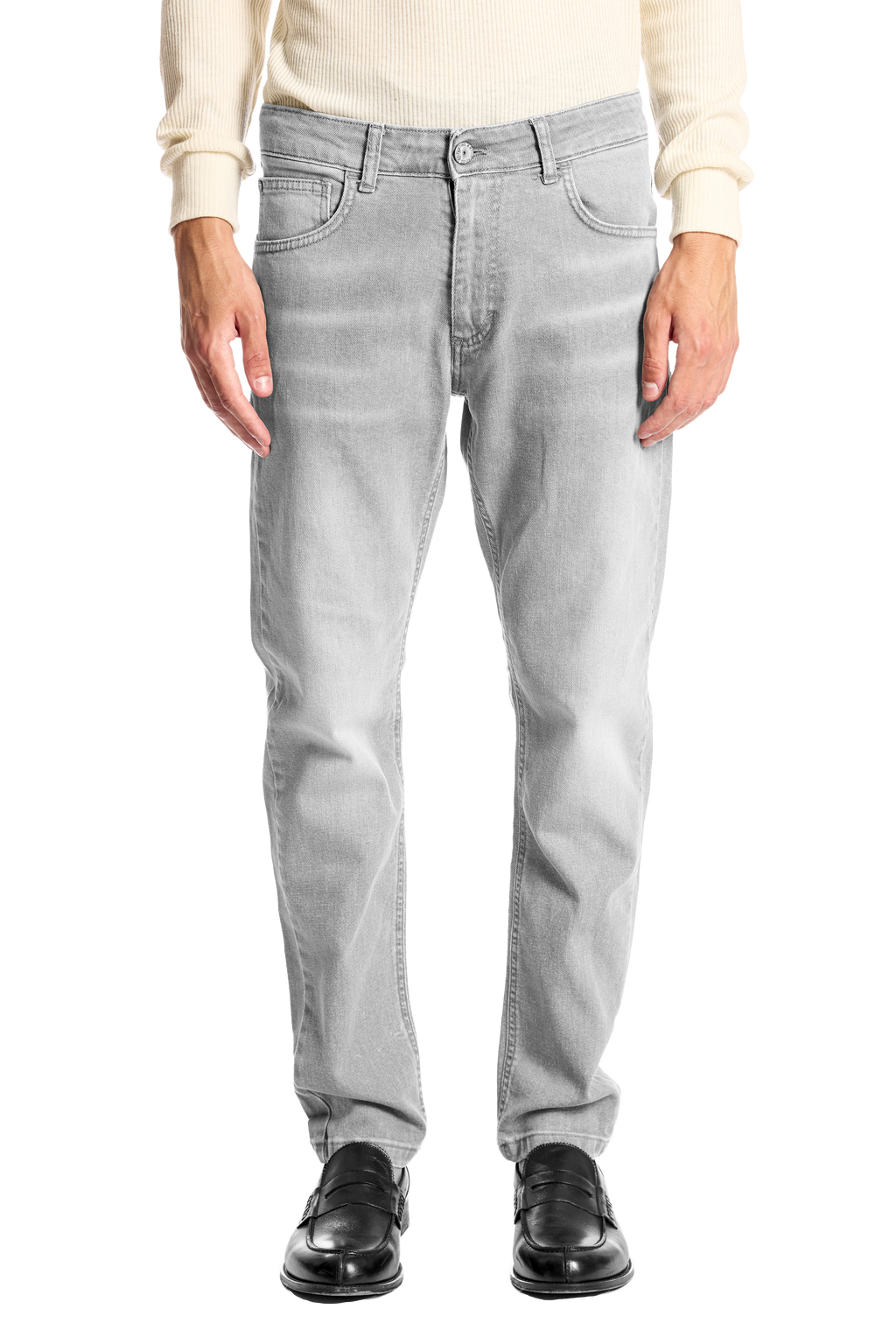 Jeans grigio stretch