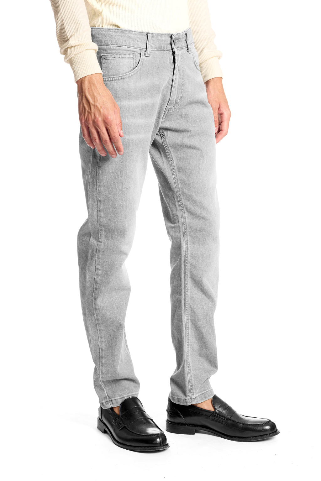 Jeans grigio stretch