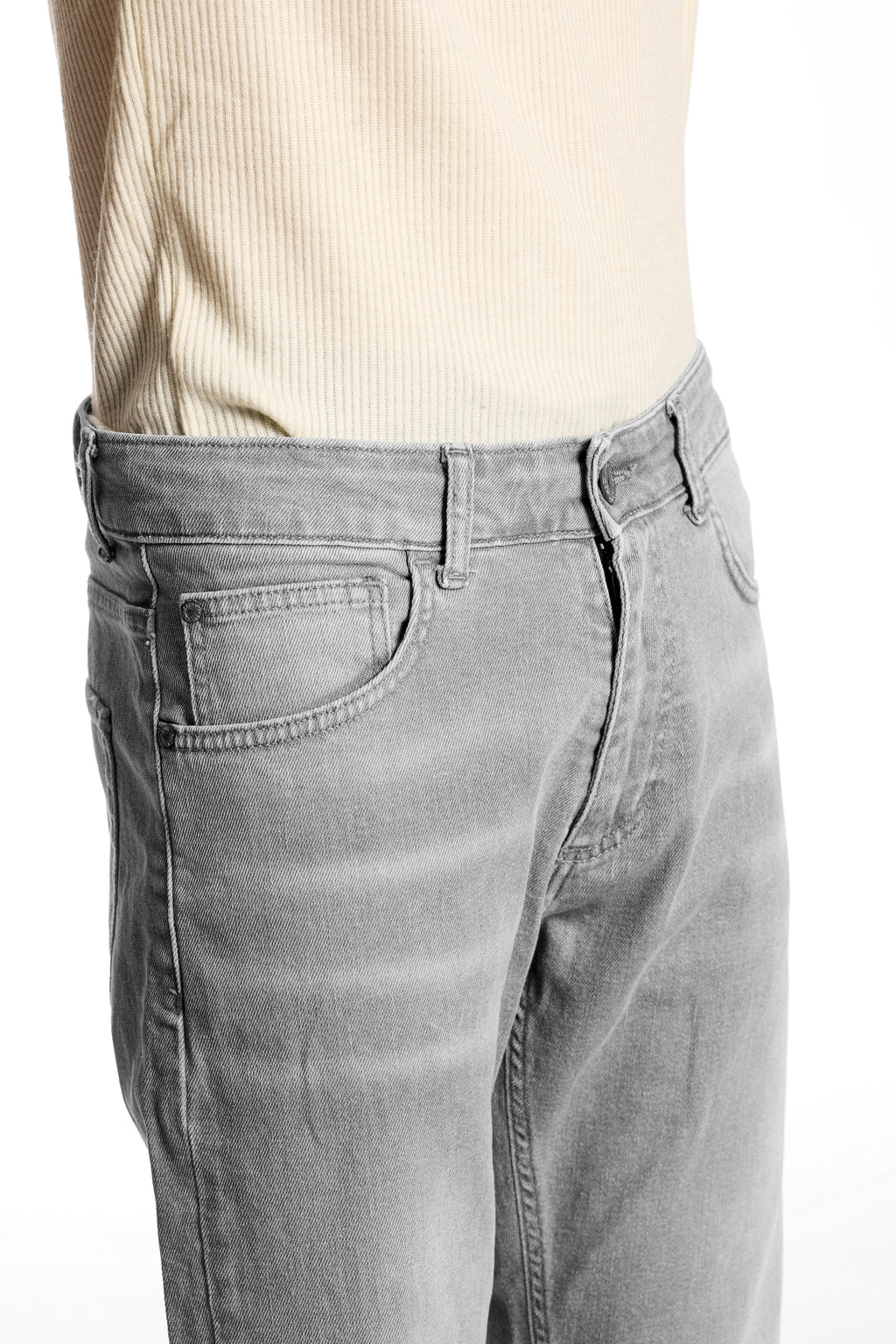 Jeans grigio stretch