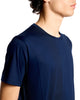 T-shirt 100% cotone mercerizzato blu