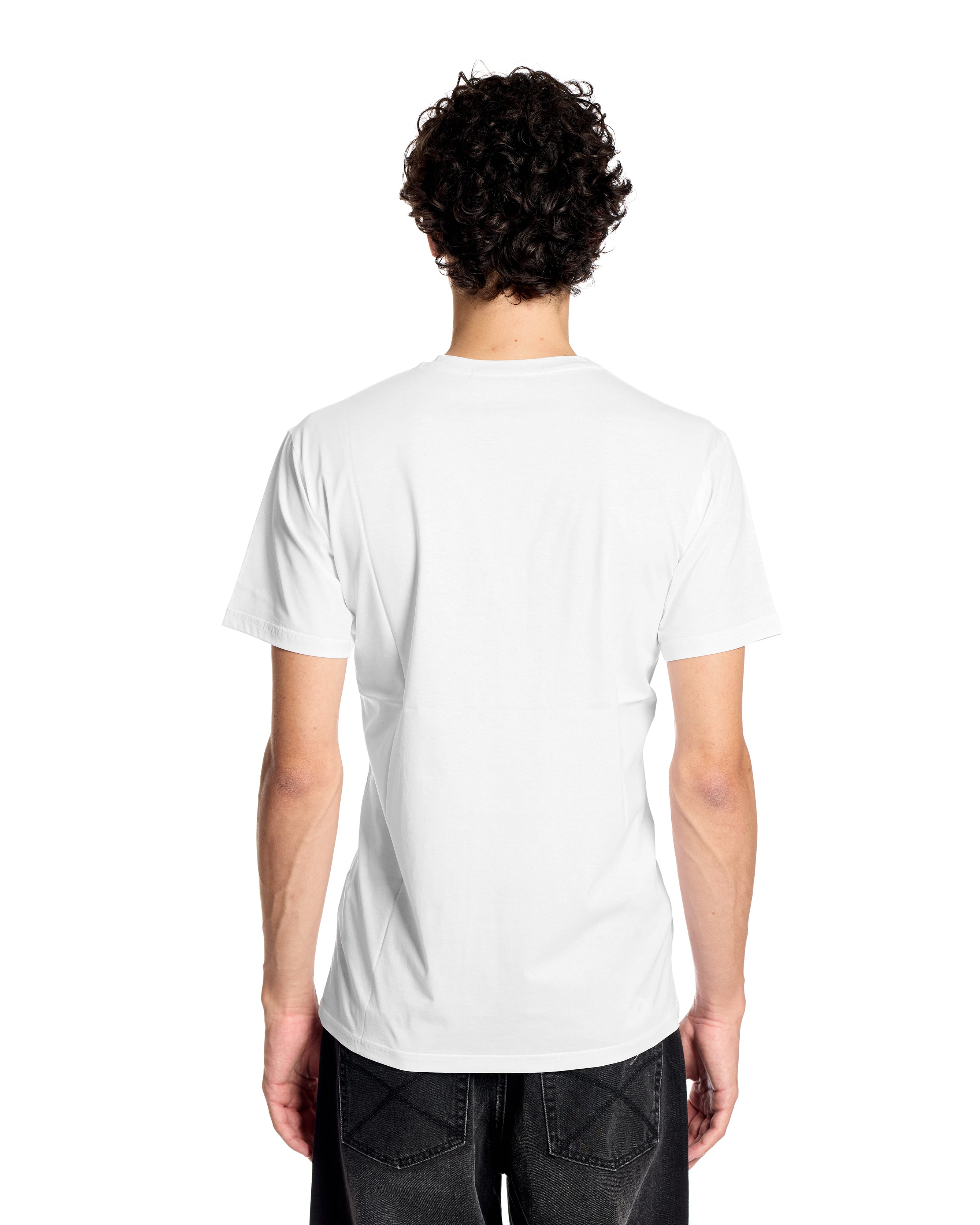 T-shirt 100% cotone mercerizzato bianco