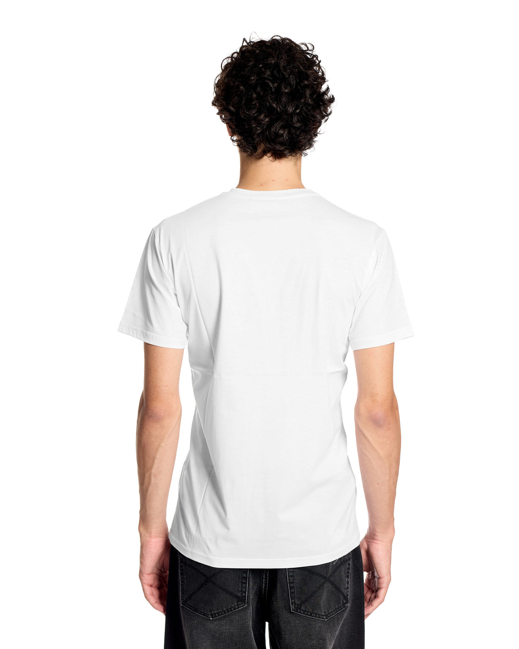 T-shirt 100% cotone mercerizzato bianco