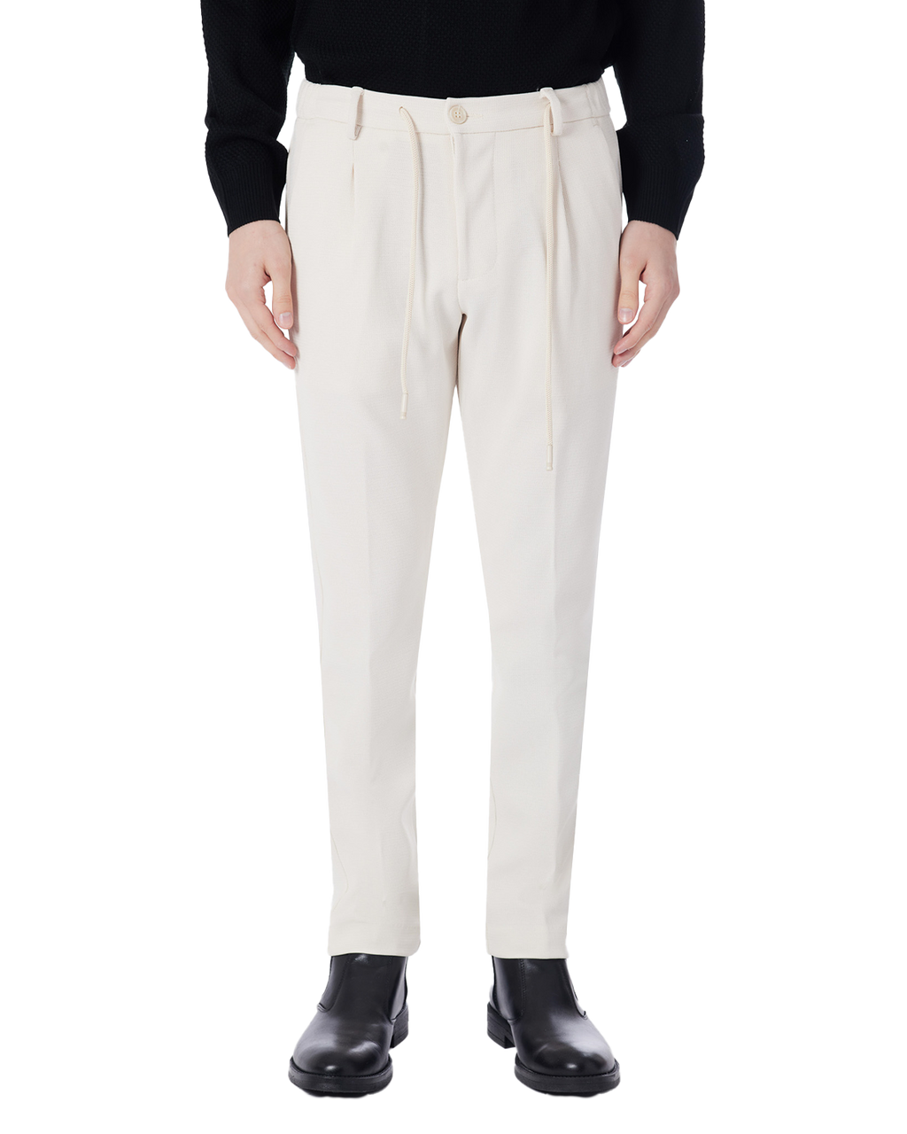 Pantalaccio in tessuto a trama operata