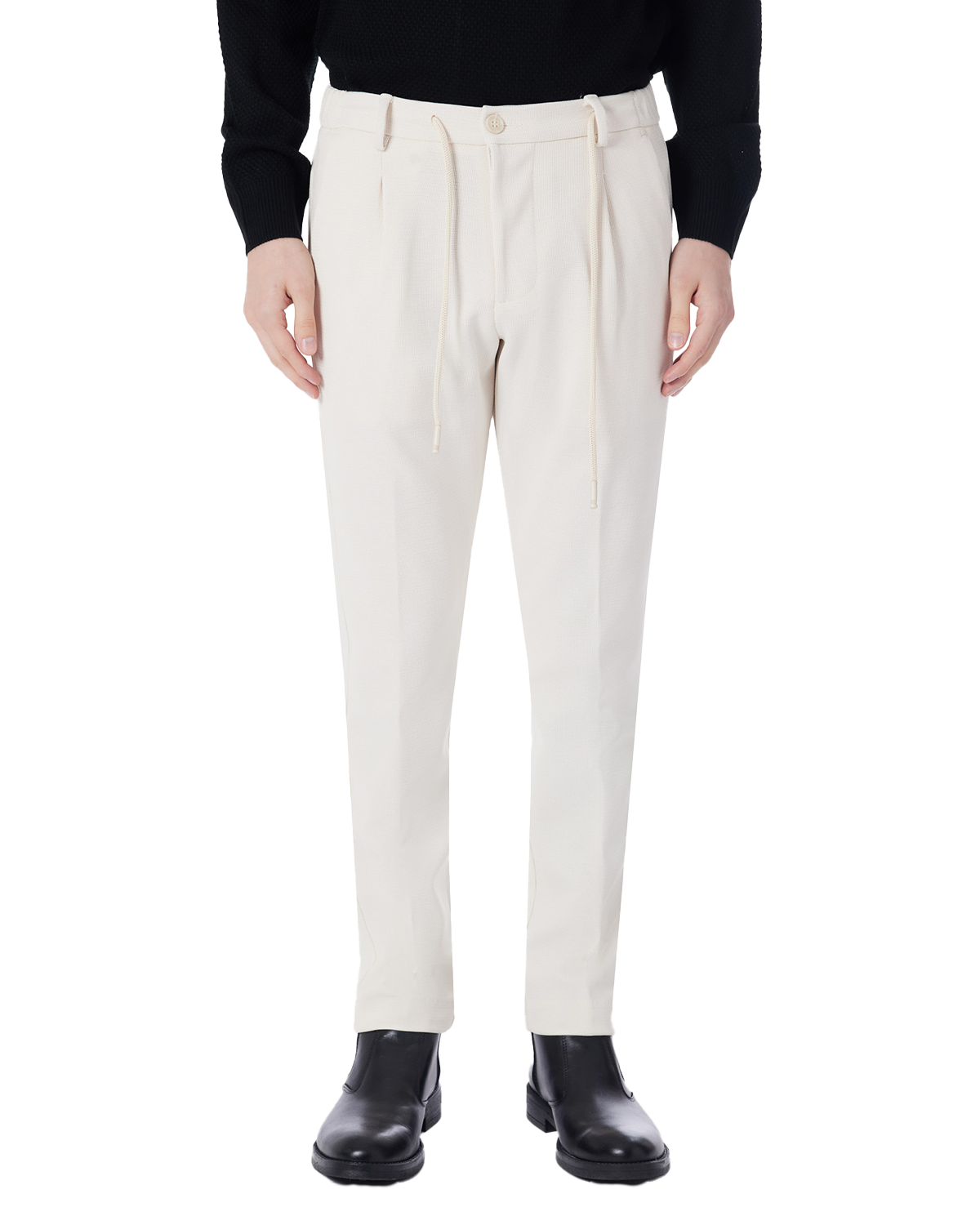 Pantalaccio in tessuto a trama operata